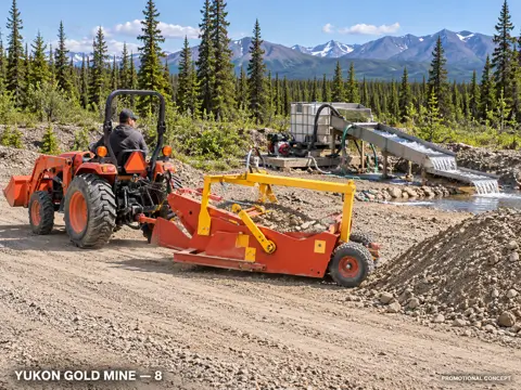 Yukon Gold Mine Material Haul — application concept