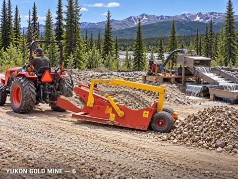 Yukon Gold Mine Hauling Operation — application concept